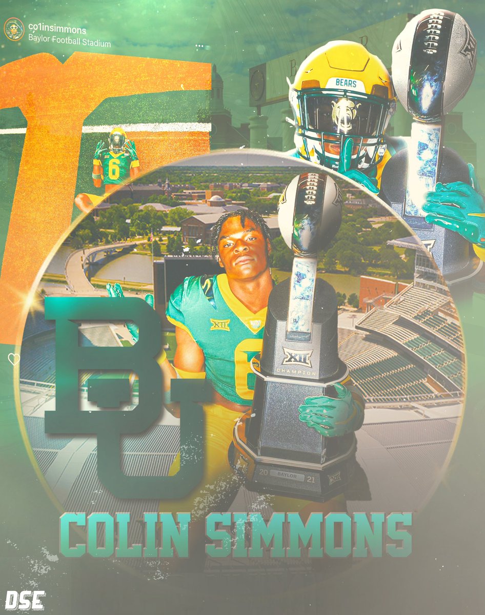 (NOT COMMITTED) You know the move bro! @ColinSimmons__ Baylor fans show him some love!  @CoachFoster_ @COACHJUICE_ @BarstoolSicEm @SicEm365 @BaylorBears247 @GrayGrundhoefer #SicEm #Big12champs