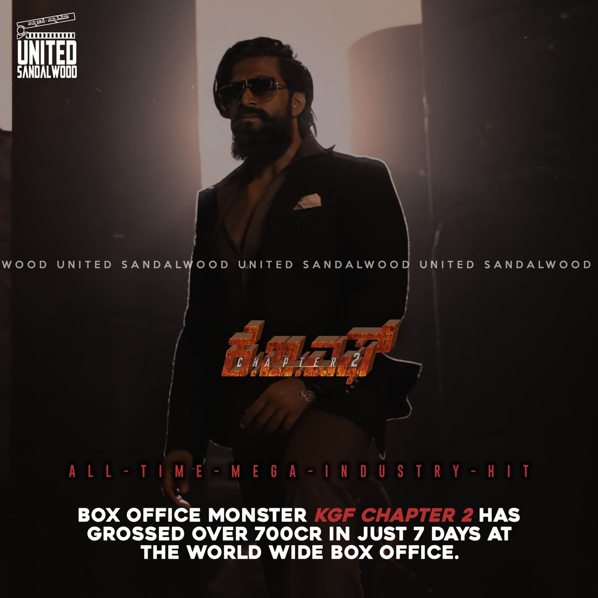 unitesandalwood's tweet photo. β’ KGF Our Pride π₯π₯
.
#Kgf2π₯ #KGF2 #KGF2OnImax #KGFChapter2 #KGFChapter2OnApr14 #KGF2onApr14 #KGF2InCinemas #HombaleFilms #Yash #RockyBhai #RockingStarYash #SandalwoodUnited #KGFVerse #KGF2Bookings #KGFChapter2Bookings https://t.co/A0gGZClNaU