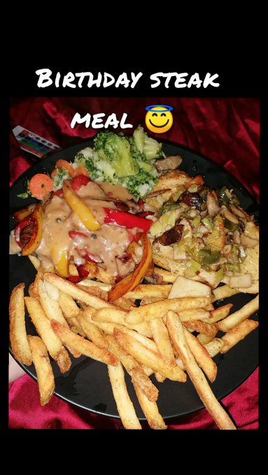 Birthday steak meal 😇 https://t.co/xB31yfZaNS<a href="/tag/adultwork"class="tags"><span>#adultwork</span></a>