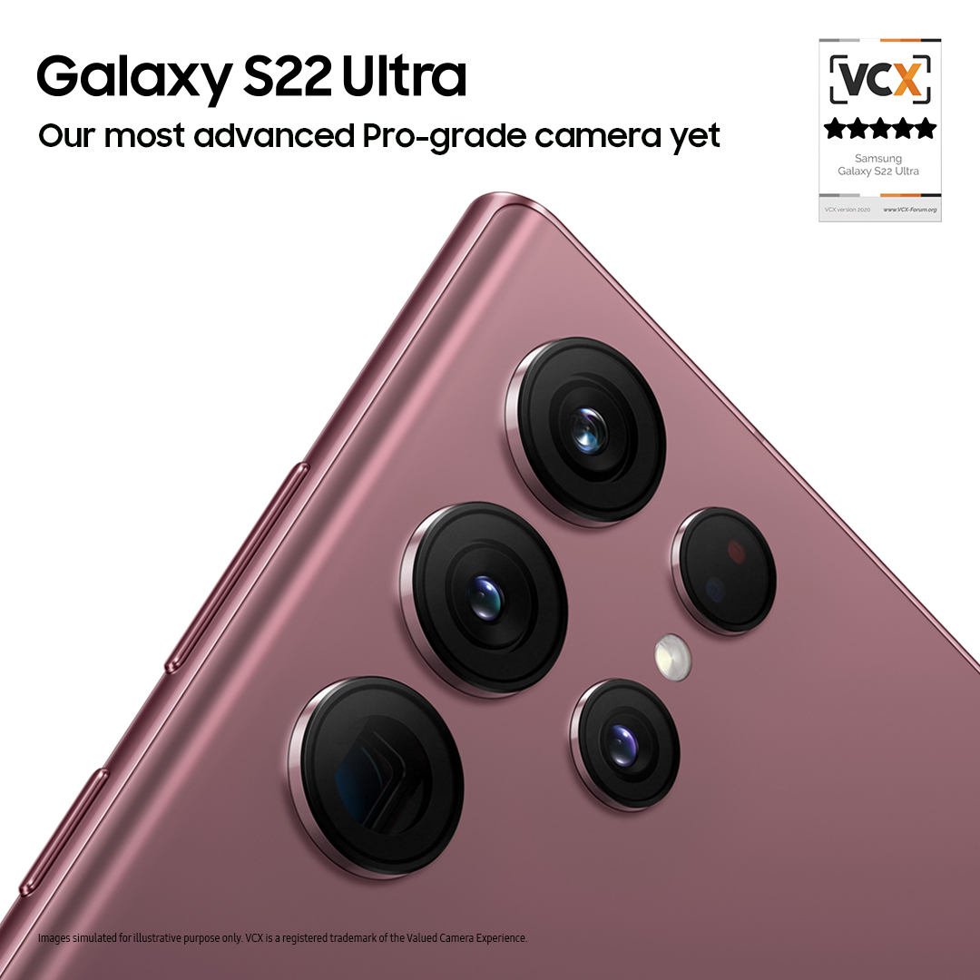 The #GalaxyS22 Ultra's Pro-grade Camera scores the highest on the VCX Forum with its epic camera experience, even at night.
#MakeNightsEpic #GalaxyS22Ultra #Galaxy #VCXForum #Camera #Samsung