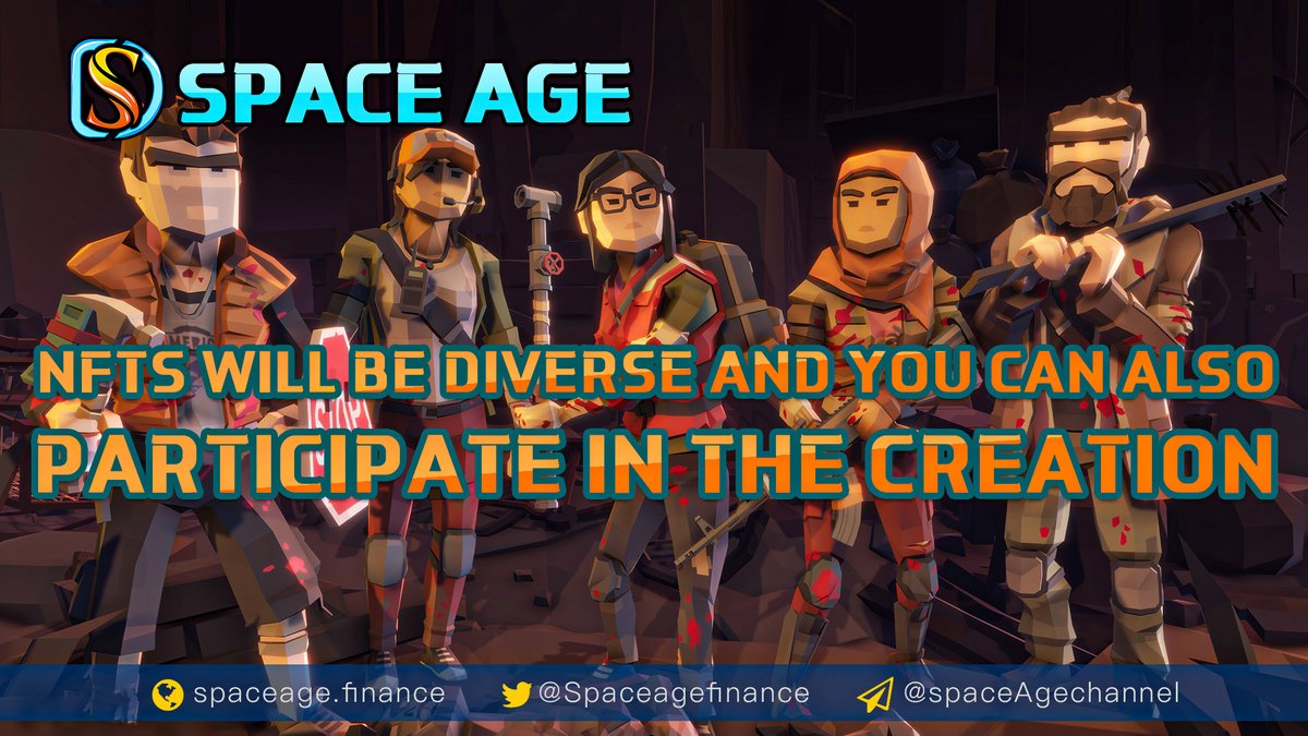 ⏳⏳⏳NFTs will be diverse and you can also participate in the creation, our NFT issuance and trading will be coming sometime next week. …

#NFT #Cryptos #ElonMusk #BNB #BSC #CryptoGame #NFTS #GameFi #SPAC #CZBinance #SPACEAGE