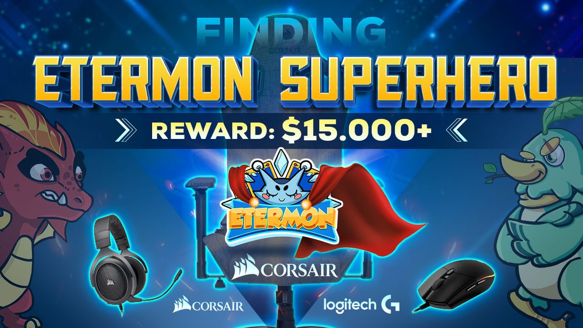 🔥 Along with the game's launch event, Etermon will also host a series of "super" events called 𝐅𝐢𝐧𝐝𝐢𝐧𝐠 𝐄𝐭𝐞𝐫𝐦𝐨𝐧 𝐒𝐮𝐩𝐞𝐫𝐡𝐞𝐫𝐨. This series of events includes 3 Online events with a total prize value of up to 15,000 USD.

👉 Know more: event.etermon.io/finding-etermo…