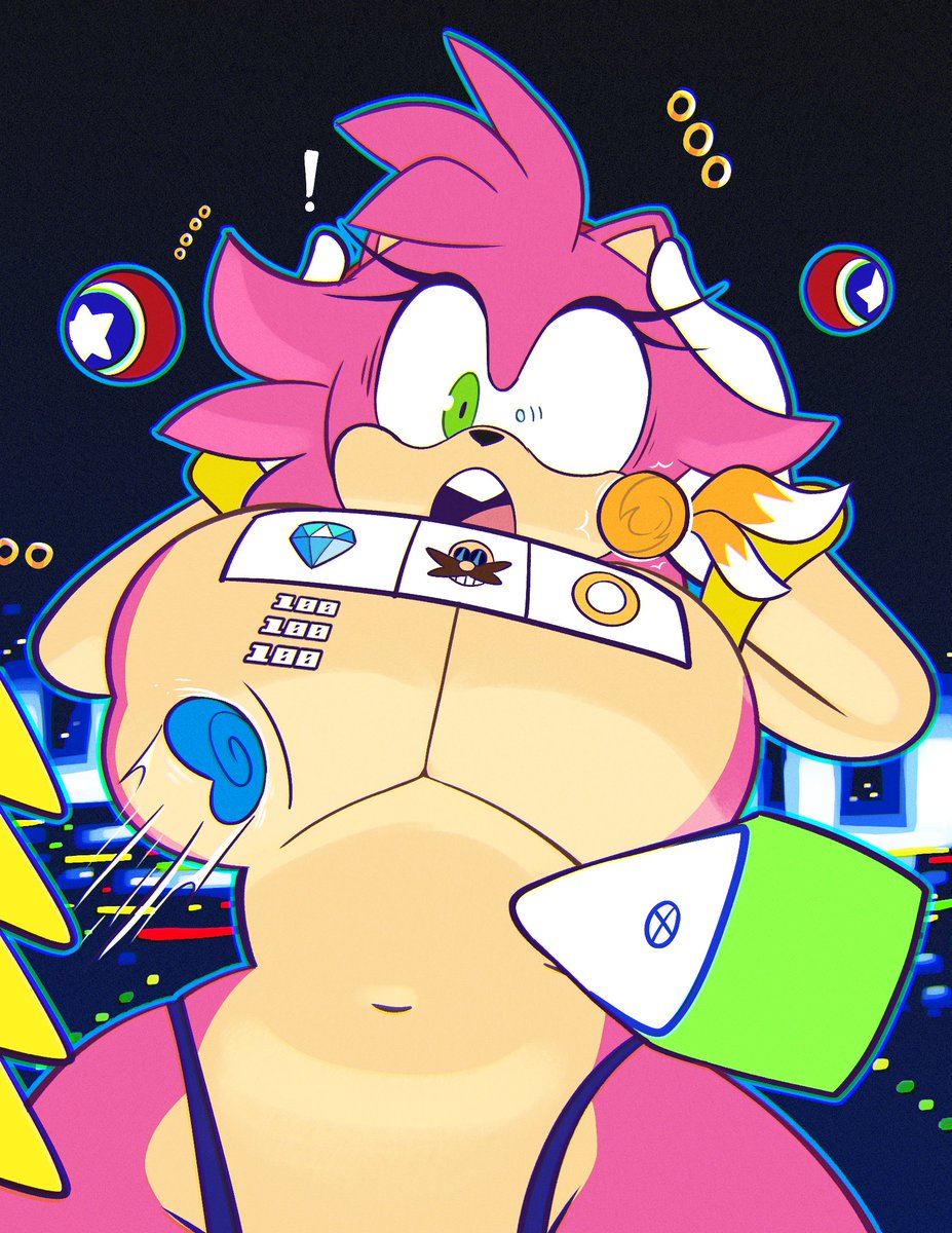 Monamania_'s tweet photo. Why, it's Amy Rose, of course! https://t.co/iSnFbpPHSs