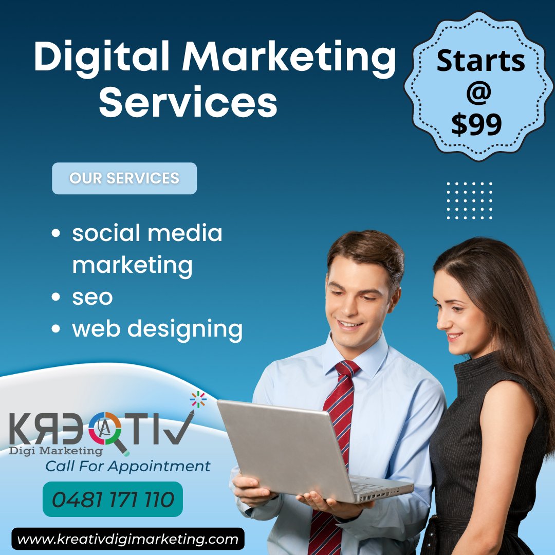 KreativDigi's tweet photo. Kreativ Digi Marketing is one of Best Online Digital Marketing Agency in Melbourne, 
#Kreatvdigimarketing #seo #sem #smm #contentwritting #advertising #digitalmarketinginmelbourne #webdesigning   #automatic
For More Details:
Mobile phone 0481 171 110
https://t.co/c2IKYvMGNR https://t.co/8atgHjfHBL