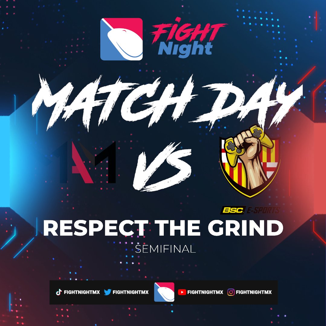 Lxs invitamos a la transmisión de la segunda semifinal en el debut de #RespectTheGrind: 

<a href="/Malamiaesports/">MALA MIA</a>  🆚 <a href="/BSCeSportsECU/">BSC eSports Team</a>  
 
📅 Jueves 21 de Abril
⏲️ 7PM 🇲🇽 - 9PM 🇦🇷
📺 twitch.tv/fightnight_lat…
🎙️ <a href="/chocodr1lo/">Chocodrilo</a>  y <a href="/agherrera13/">Agus Herrera 🎙️ #TheOffSeason</a>  
🎥 <a href="/Carlinhos_FNM21/">OBSkukulkan/Charlie #TheOffSeason</a>  
🎛️ <a href="/JaXnalyst/">ᒍᗩ᙭ᑎᗩᒪYᔕT</a>