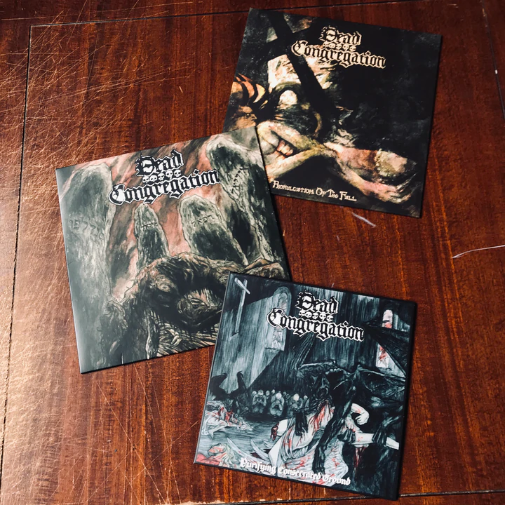 MeteorGem's tweet photo. METEOR FEATURE:
DEAD CONGREGATION
Death metal from Greece this is rich in an atmosphere of pure evil.
(FFO: Drawn and Quartered, Incantation, Cruciamentum)
https://t.co/YUPcJf0OrD
#deadcongregation #deathmetal #deathmetalvinyl #oldschooldeathmetal #meteorgem #incantation https://t.co/HhIa4F84vM