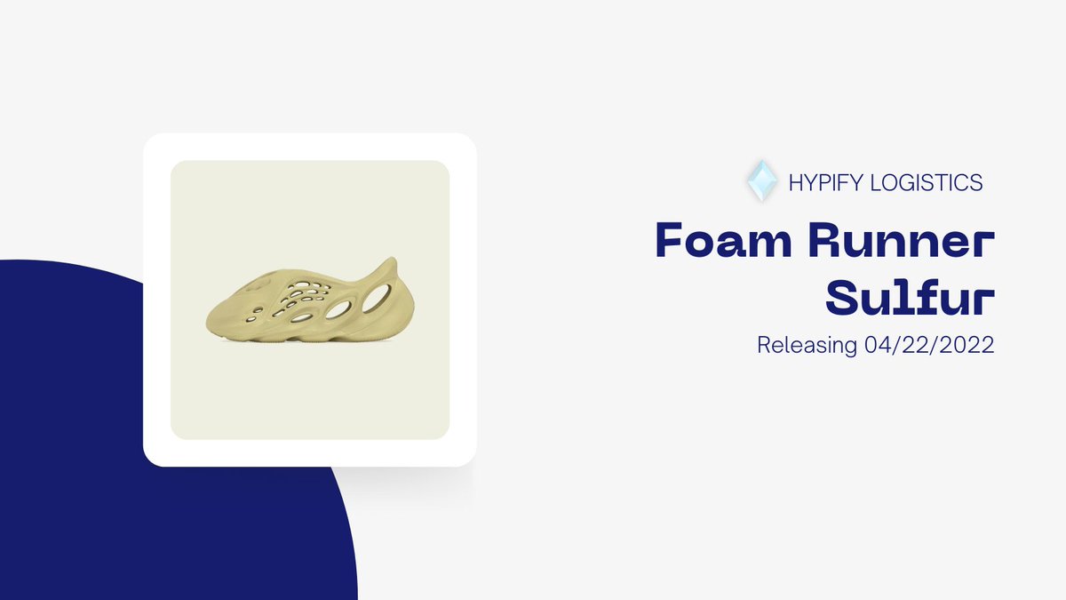 Releasing this Friday is the newest Yeezy, the Foam Runner "Sulfur".

✅Unbanned Zip Codes

🔁1-2 Day Turnaround Times

Join the Discord for a chance to win Free Beta for our newest product❗️

discord.gg/d8KApsbpkJ