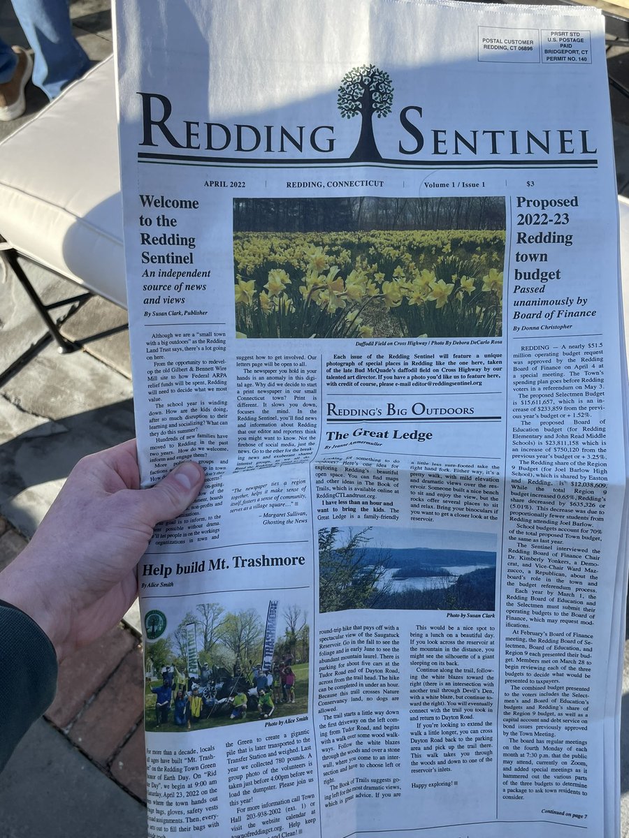 ReddingSentinel's tweet photo. Hot off the presses! If you’re a Redding resident, don’t forget to check your mailbox tomorrow for our complimentary first issue.

To subscribe and learn more, visit https://t.co/lKxHSkcBTi https://t.co/LOYlRwF1eb