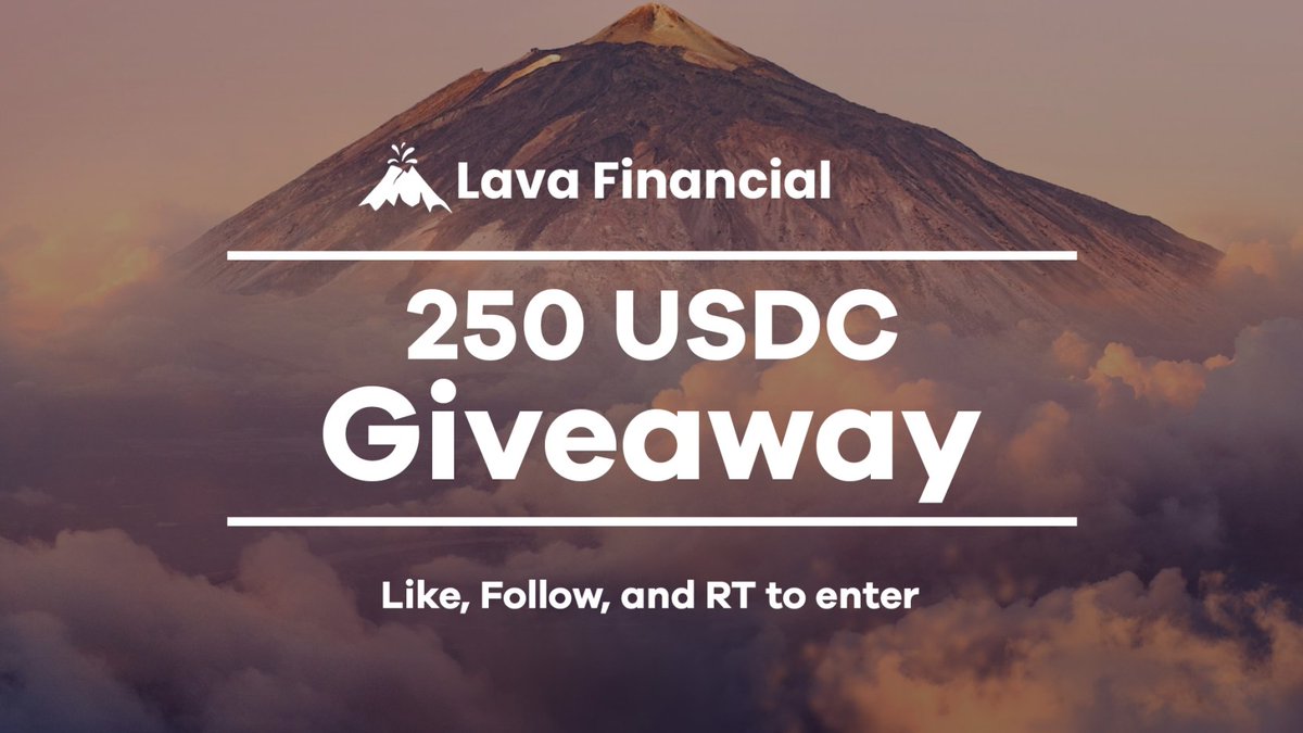 I've teamed up with @lavanodes to give away $250 USD 🚀

How to enter ⬇️

✅ Follow @lavanodes + <a href="/defidarling/"></a> 
✅ RT and Like this post
✅ Tag a friend! 

⏰ Winner announced in 48 hours