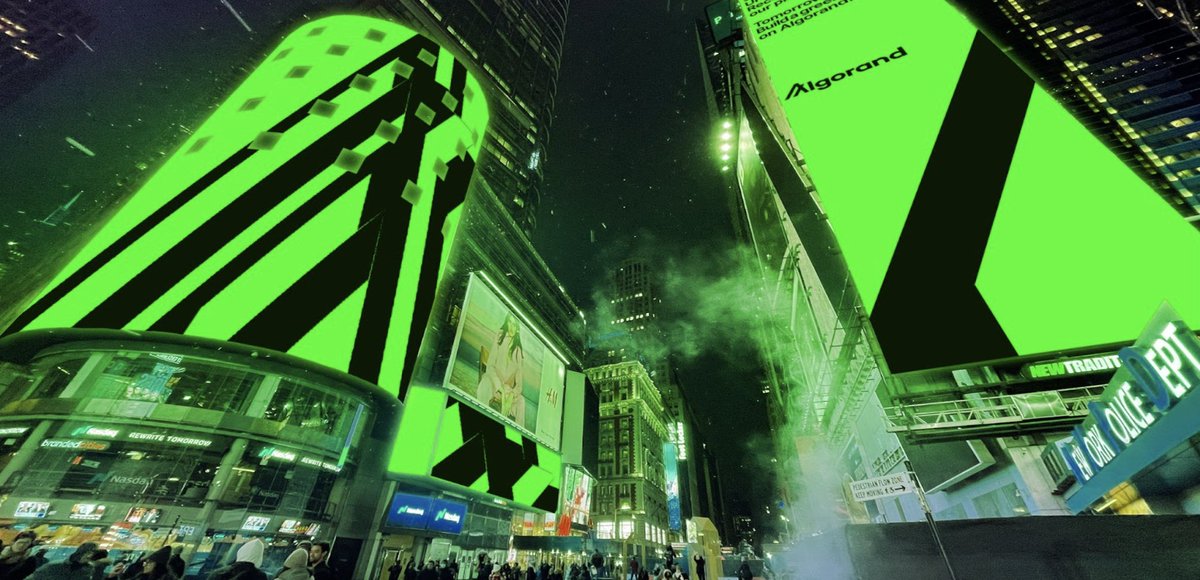 #Algofam - Who is joining us this time tomorrow night?!  See you in Times Square as we take a moment to celebrate sustainable tech that will power future economies!! 🌴🌿🌱🍃
#buildagreenerfuture #blockchainISgreen