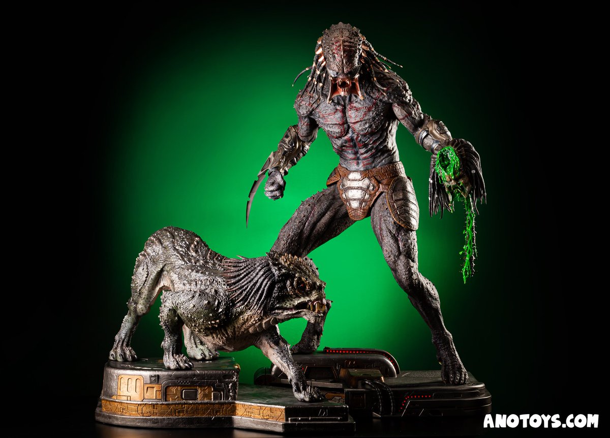anotoysph's tweet photo. Enhanced #Predator sent to 🌏, w/ a #PredatorHound to hunt the #FugitivePredator. 100 pcs! #Prime1Studio's #AssassinPredator; from #ThePredator (2018). 1/4 scale w/ 2 swappable heads, & light up base. hunt @ https://t.co/GaDeZE6xII
#AnotoysCollectibles #TheGoldmineForCollectors https://t.co/kkgjr7AOYL