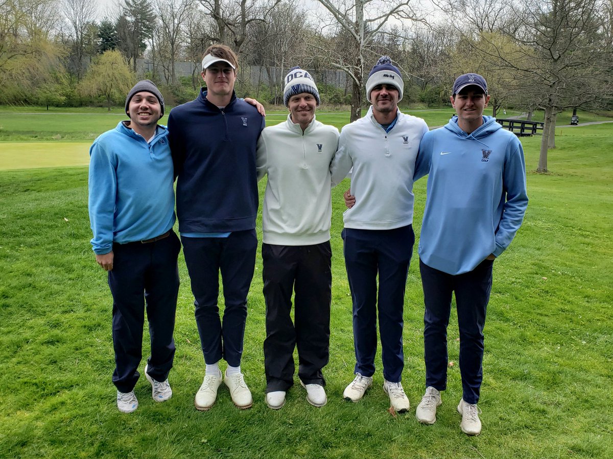 Congrats to <a href="/VillanovaGolf/">Villanova Golf</a> graduating seniors Danny Dougherty, Noah Peck, Jack O'Hara, Matt Davis &amp; grad student Matt Copeland on finishing out their regular season careers w/a strong showing @ the Wildcat Spring Invitational @RadnorValley_CC. Next up - The <a href="/BIGEAST/">BIG EAST Conference</a> Championship!
