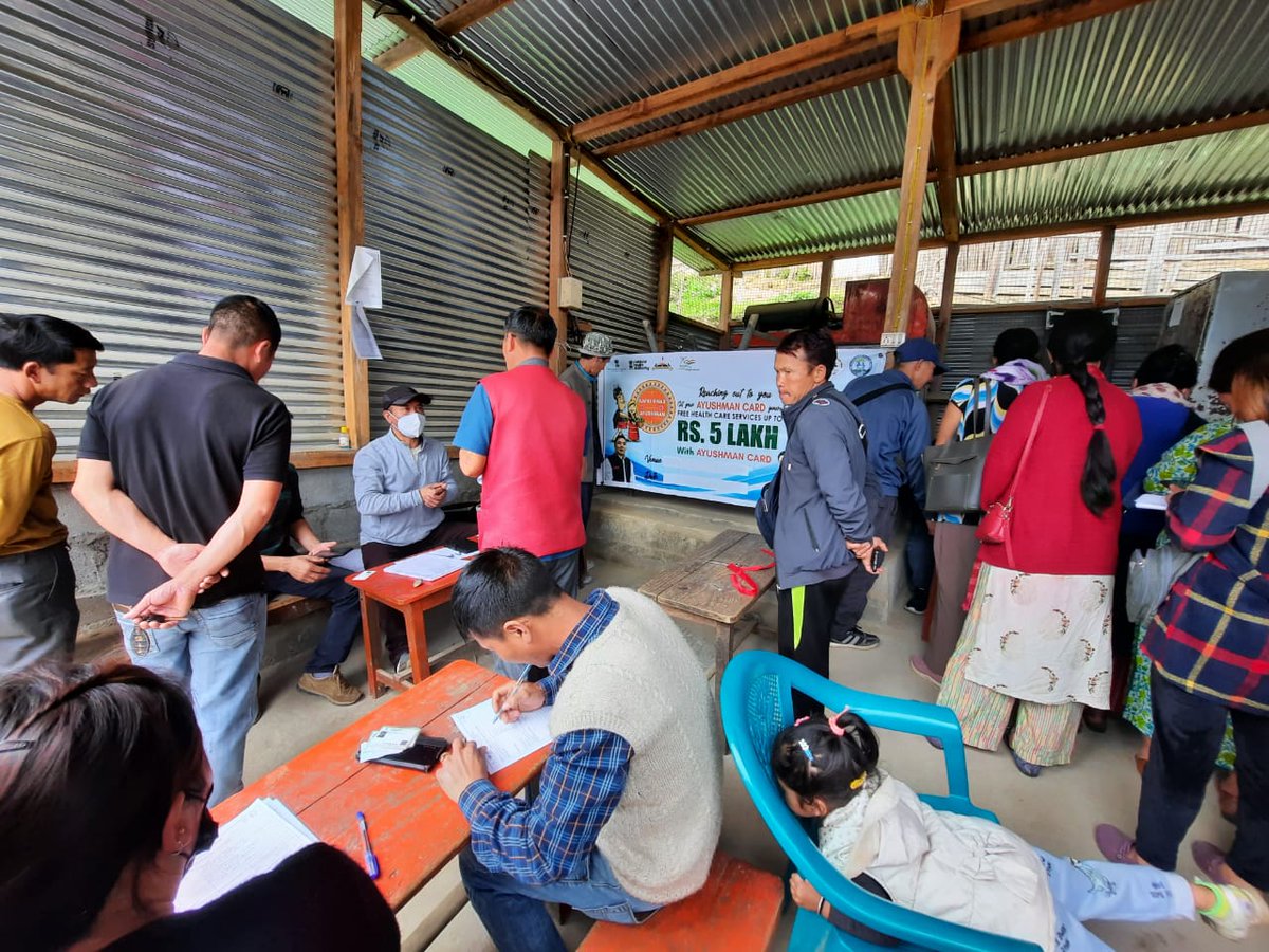 DiproZiro's tweet photo. 405 Clinical services ,251 NCD screening, 242 Malaria Screening, 58 CMAAY registrations, 97 ABHA Cards, 26 nos of free spectacles distributed  and 39 free lab diagnostics were done during The Ayushman Block health mela  held at CHC, Old Ziro
@PemaKhanduBJP
@ArunachalDIPR https://t.co/XBFWUXGywl