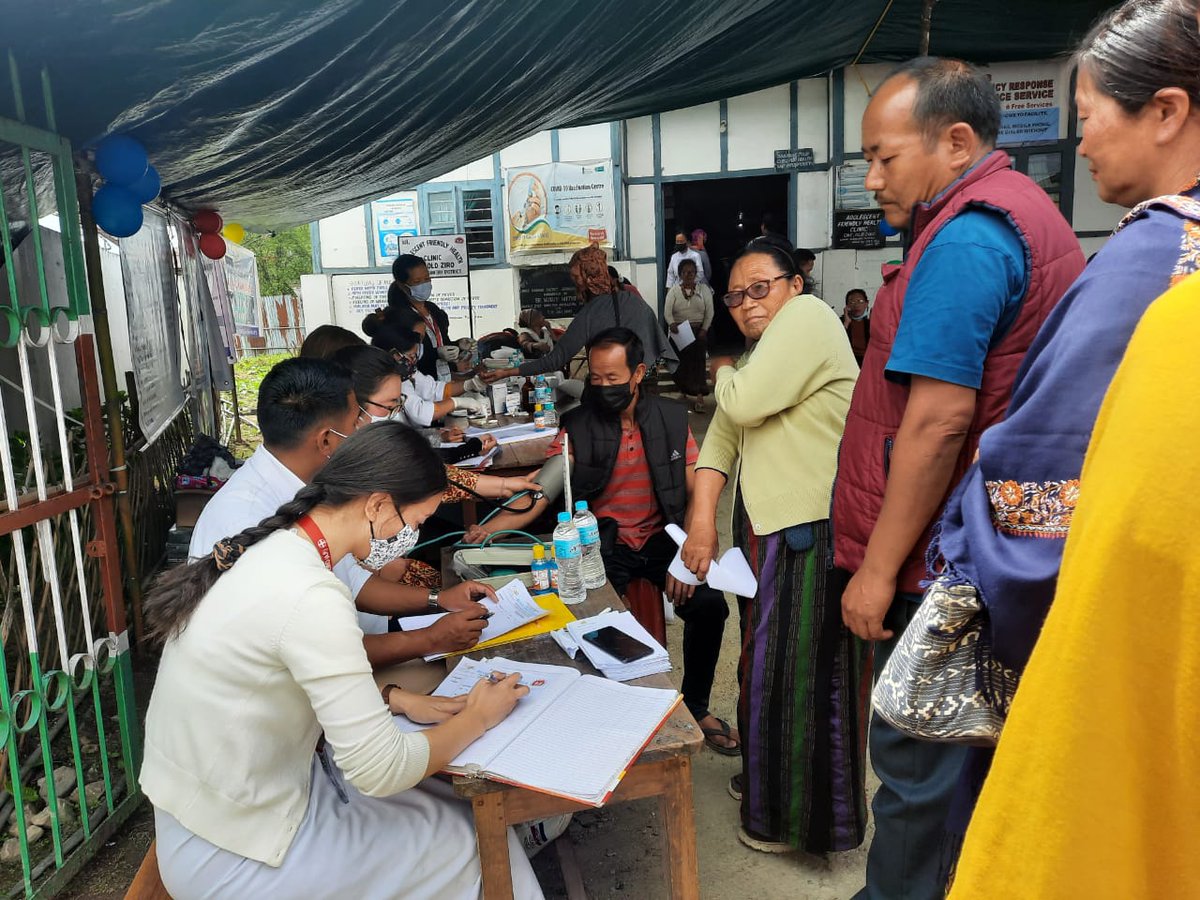 DiproZiro's tweet photo. 405 Clinical services ,251 NCD screening, 242 Malaria Screening, 58 CMAAY registrations, 97 ABHA Cards, 26 nos of free spectacles distributed  and 39 free lab diagnostics were done during The Ayushman Block health mela  held at CHC, Old Ziro
@PemaKhanduBJP
@ArunachalDIPR https://t.co/XBFWUXGywl
