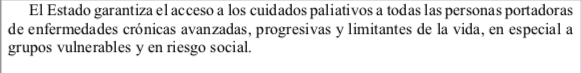 lanetacl's tweet photo. 🗳️Votación 3er párrafo del artículo 29: "El Estado garantiza el acceso a los cuidados paliativos a todas las personas portadoras de enfermedades crónicas avanzadas, progresivas y limitantes de la vida(...)"

🟢118
🔴7
🟡22
APROBADO, pasa al borrador de nueva Constitución https://t.co/mM7euCdLfF