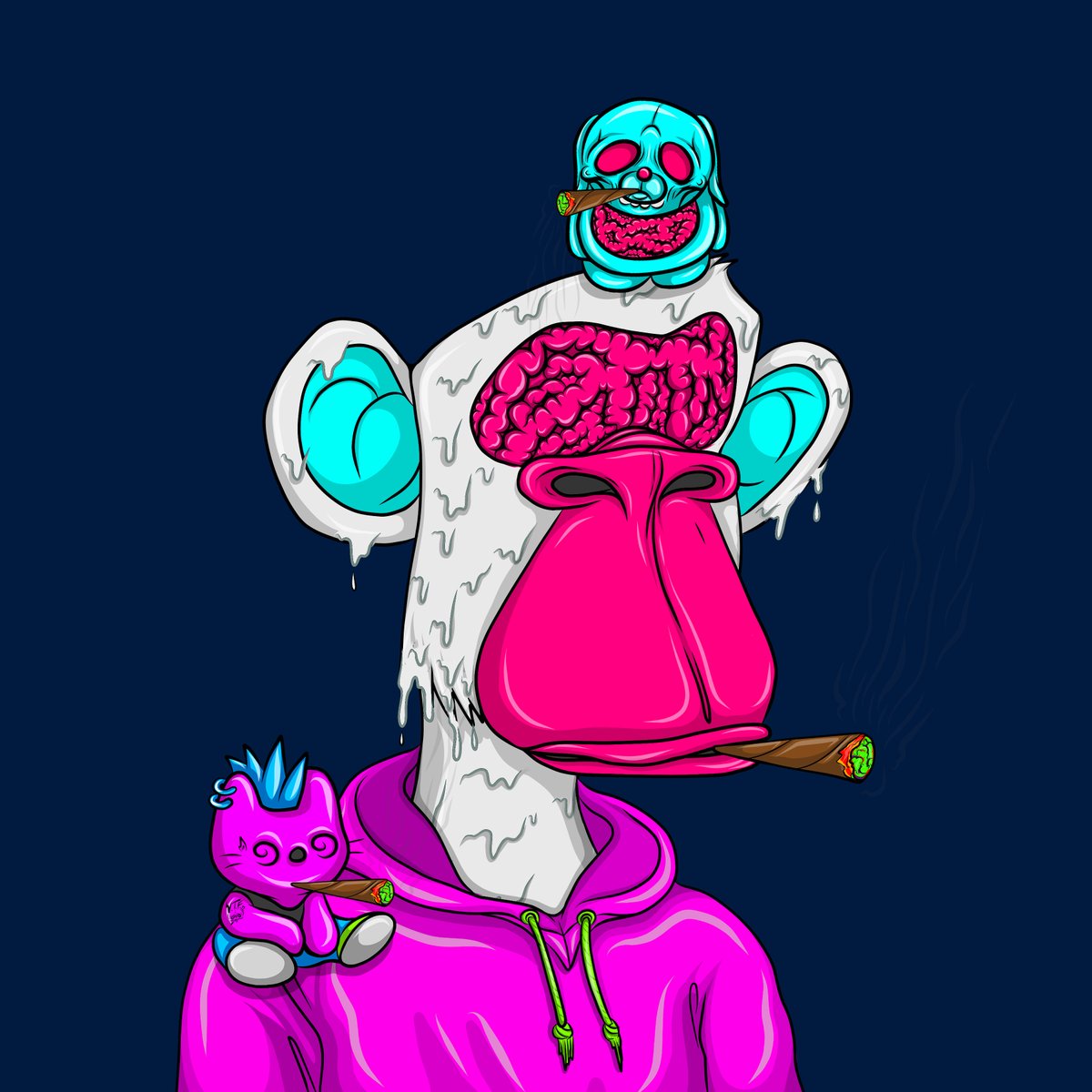OscarsVista's tweet photo. A Very Happy 420 to the @CakedApes Fam #LFG #NFTCommunity #CapeStrong #CapeFam get Caked up today. @CakeNygard @ClareMaguire https://t.co/OYjscqXp4M