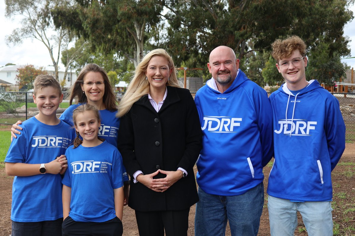 The Federal Liberal Government will ensure that all Australians with type 1 diabetes have access to life-saving CGM devices. I met Kylie, Ethan, Andrew and Hayden last year and they have shared with me what being eligible for the life-changing device means to them. 

@JDRFaus