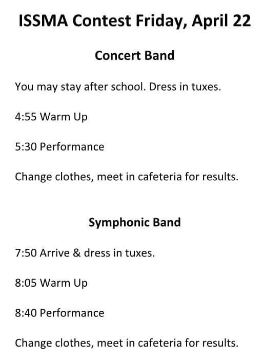 NHSRaiderBands's tweet photo. PLEASE COME OUT and support the band this Friday evening! This performance is the pinnacle of the school year and the music will not be repeated at the Spring Concert. It's 20 minutes and it's FREE! https://t.co/wCeELKSOOq