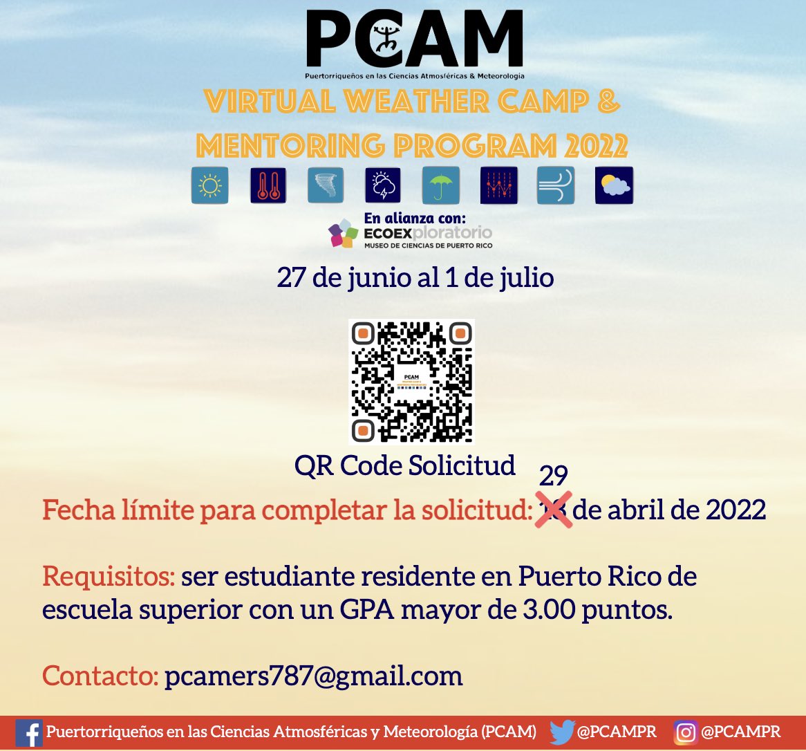 Puertorriqueños en las C.A. y Meteorología 🌤 tweet media