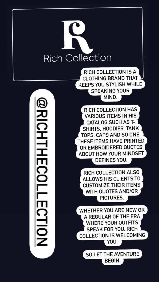 Mr_Hyppolite's tweet image. Let the aventure BEGIN!

RICH collection 

Being rich is a MINDSET