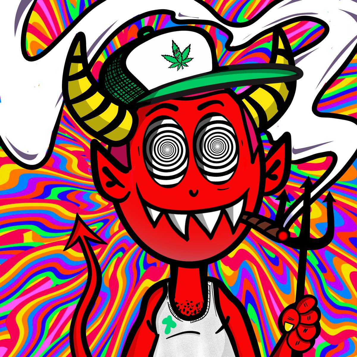 madvillevillinz's tweet photo. HAPPY WEED AND NFTS DAY FROM THE VILLINZ. 😵‍💫

OR FOR SOME OF US, JUST ANOTHER WEDNESDAY. 👺

#420day #SolanaNFTs #degen https://t.co/C8W6qNMILk