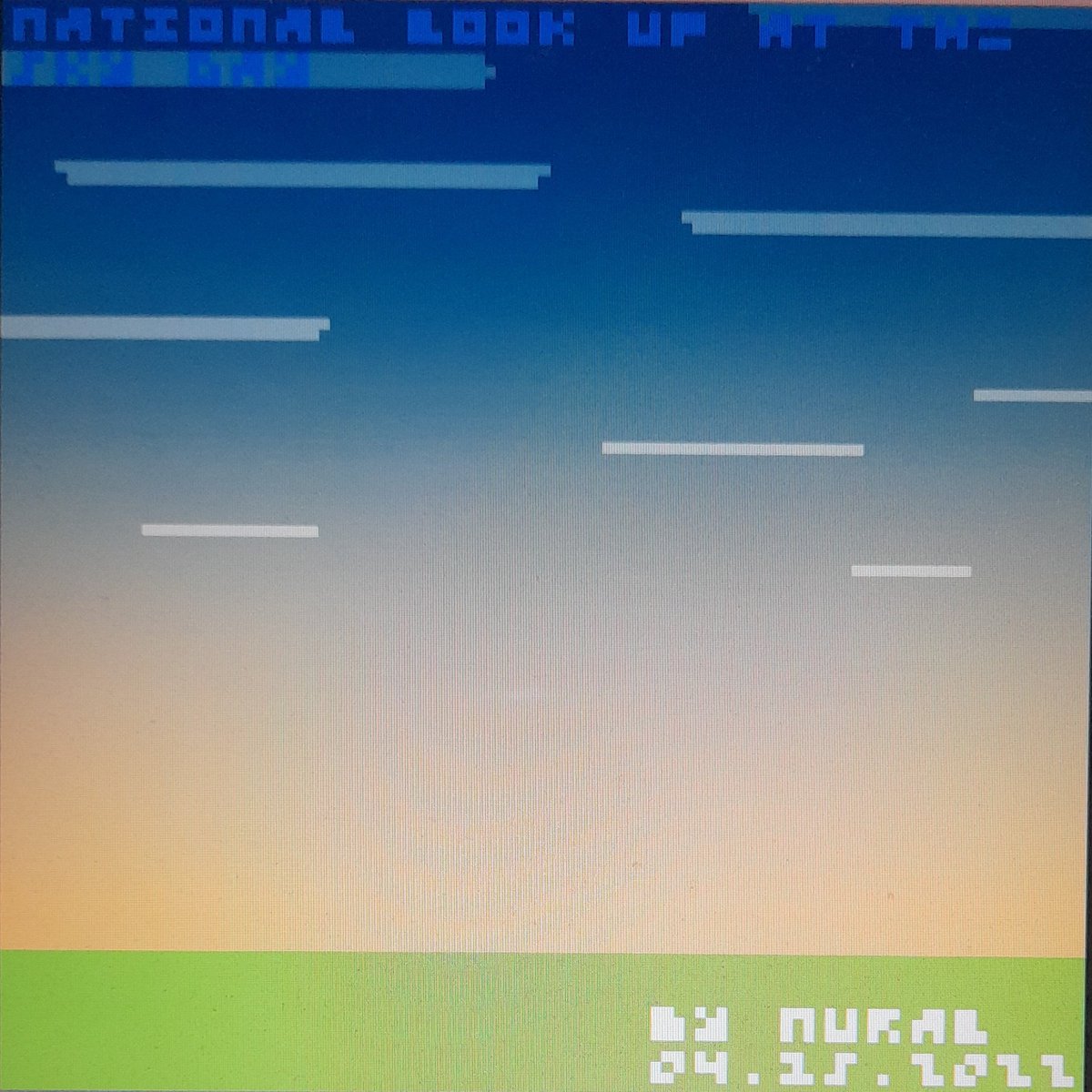 nuralsblog's tweet photo. An evening. The clouds are visible but significantly transparent. π
#Sky #evening #art #pixelart #dailydrawingchallenge #finalrecreatedversion #NuralsBlog https://t.co/tQ8rmjsbl0