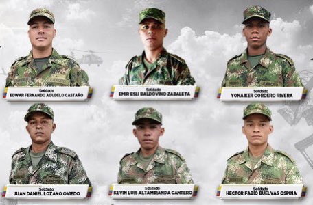 militar_col's tweet photo. Donde están los que nos dicen asesinos cada vez que hacemos operaciones militares contra los narcoterroristas, ¿Por qué no reprochan el ataque terrorista contra nuestros soldados? 

Nosotros también somos seres humanos, también tenemos madres, esposas e hijos. https://t.co/LJaPgjdZSP