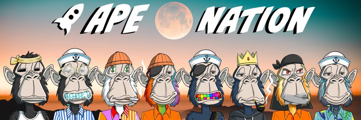 Ape_NationNFT's tweet photo. CELEBRATING UPCOMING ANNOUNCEMENTS TOMORROW We been giving away Apes all day here. 

JOIN THE PARTY NOW https://t.co/fh0gm3C2IZ

#WeAreApeNation https://t.co/0d63dDqCZH