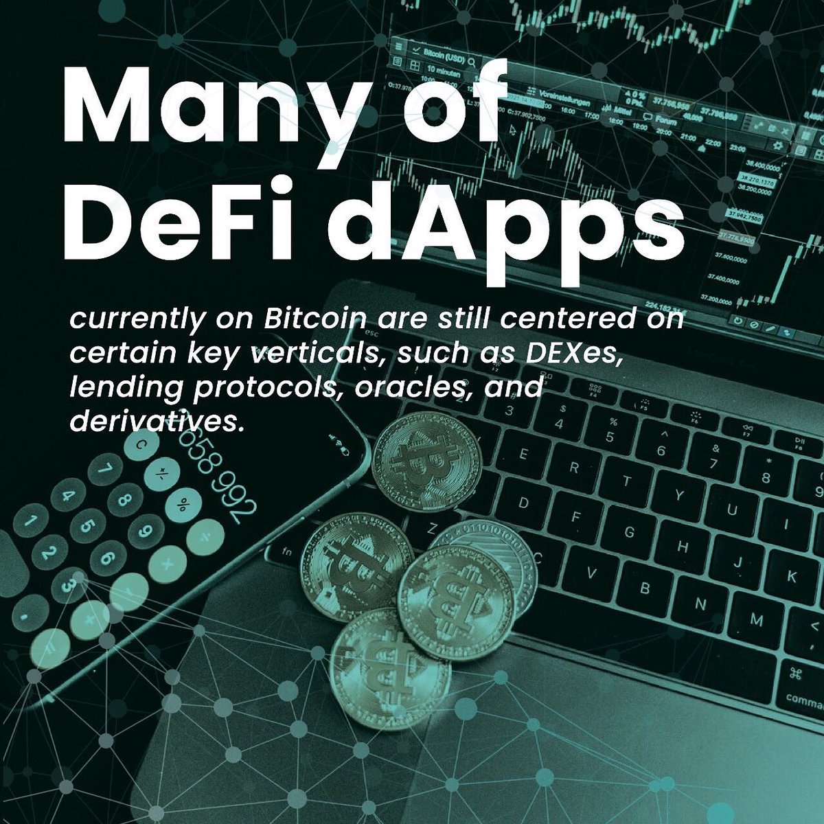 blocksphereid's tweet photo. While Bitcoin is a decentralized digital currency that operates on its own blockchain and is used mostly as a store of value, DeFi is a concept that describes financial services that are built on public blockchains, such as Bitcoin and Ethereum. https://t.co/1vfSn4ludR