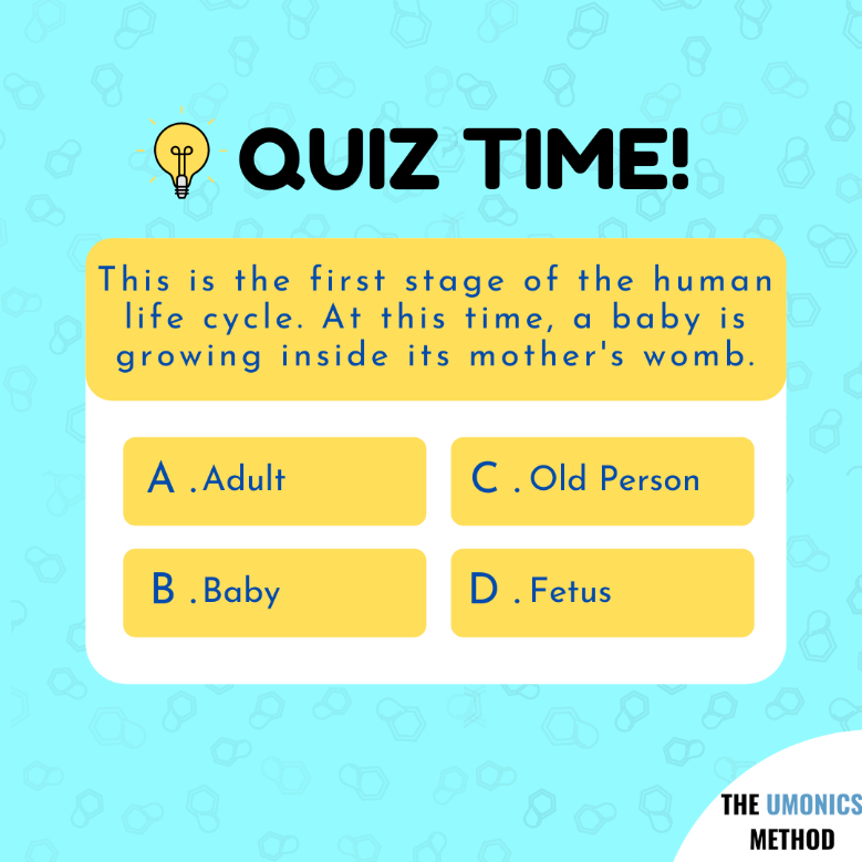 umonics's tweet image. It’s time to test your knowledge!

Can you answer this right? Yes, you can, because our students at preschool age can!

You may drop your answers in the comment section.

Website link: umonicsplus.com

#Human #Humanlife #Humanlifecycle #LearnHumanLifewithus