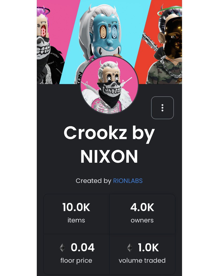 TheMessiah_eth's tweet photo. If you’re reading this.. save this image in ya camera roll. When @crookznft and @rionlabsnft blows tf up #web3 will know it was done organically from the ground up. Solidifying our longevity in this space 💯🥶 #CROOKZNATION https://t.co/cymgYAe16P