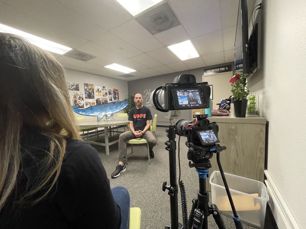 MWDOC's tweet photo. Another great morning of filming interviews and stories from participants of the Streams of Hope campaign. We had the opportunity to sit down with Mark Rebennack from @AnaheimHope to talk about their participation in this campaign! #StreamsOfHope #Community #Partnerships https://t.co/pScN6xwYXi