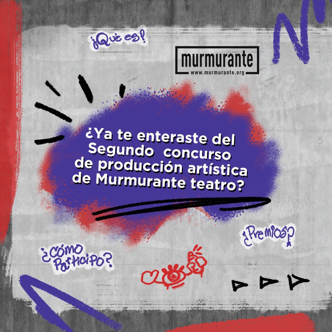MurmuranteT's tweet photo. #NoticiasMurmurante #ComunidadMurmurante #FONCAMX 

¡Te estamos buscando! 👀🔍

IMÁGENES DE BARRIO: Graffiteando el Sur de Mérida 🎨🖌 

¡Queremos que formes parte de la 𝗖𝗼𝗺𝘂𝗻𝗶𝗱𝗮𝗱 𝗠𝘂𝗿𝗺𝘂𝗿𝗮𝗻𝘁𝗲! 🤝

Consulta toda la información en 👉🏼 https://t.co/3dFO0RuMBA https://t.co/uSzCmW2Ia1