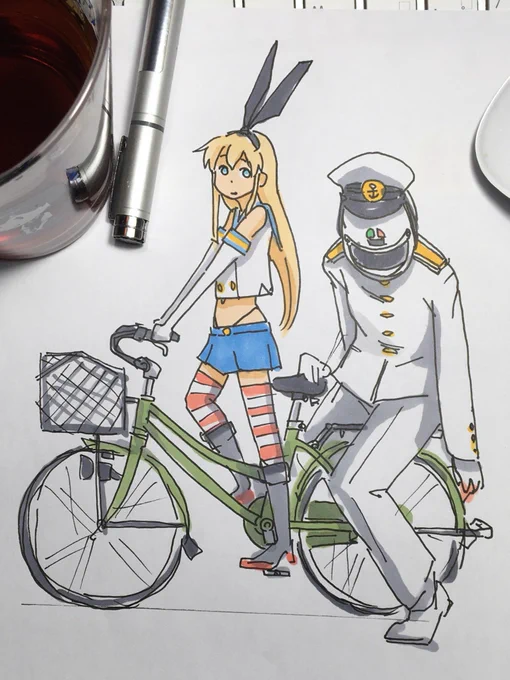 #バイクは黙って真横で勝負 