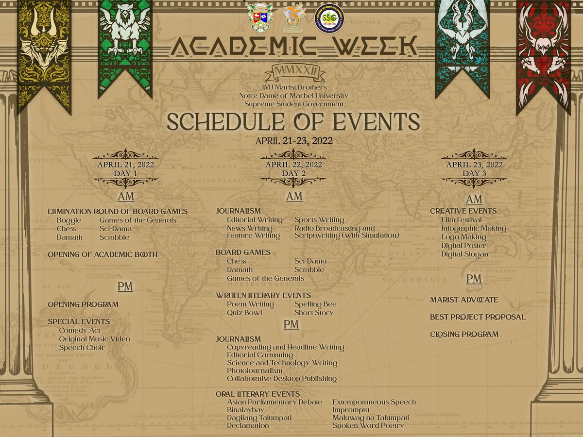 NDMUSSGOfficial's tweet photo. Academic Week 2022 | Summary of Events
#AcadWeek2022
#TatakMarista
#ConditionedForExcellence https://t.co/zN3fexwopb