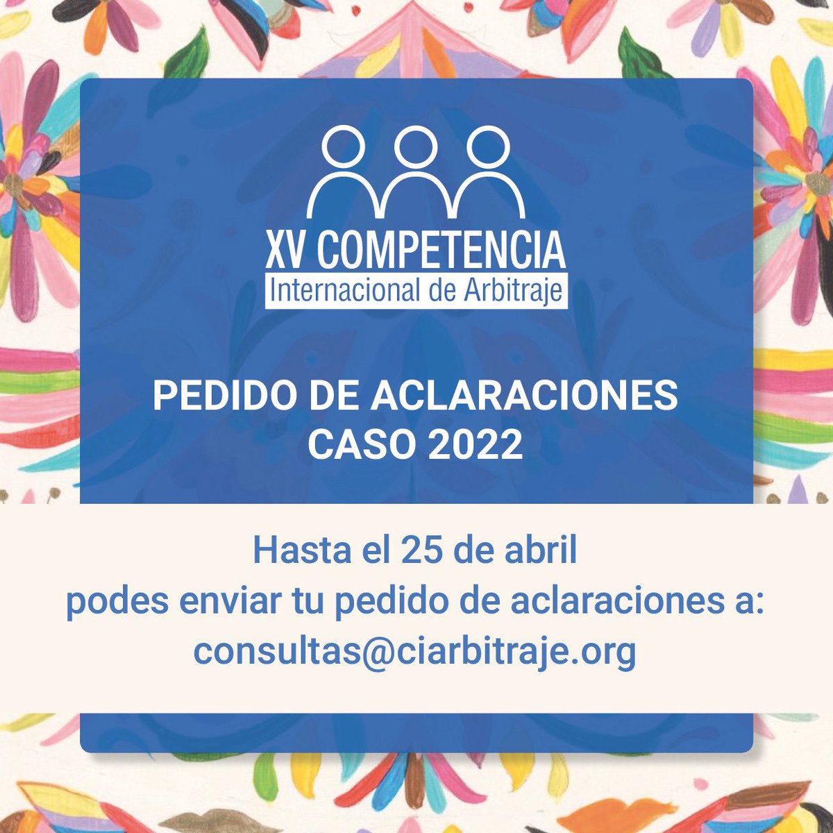 Competencia Internacional de Arbitraje tweet media