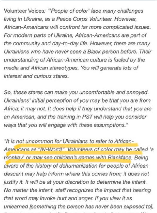 SRAntiFascism's tweet photo. @I_Katchanovski @davidpugliese It is a #SadStateOfAffairs
and @PeaceCorps are warning #NonWhites
to use #ExtraCaution when dealing with #UkrainianRefugees because of #Misogynistic #WhiteNationalism that is being demonstrated.
Which of course is going to
cause #IntegrationIssues in #MultiCulturalSocietys. https://t.co/fVcjF0ZjOf