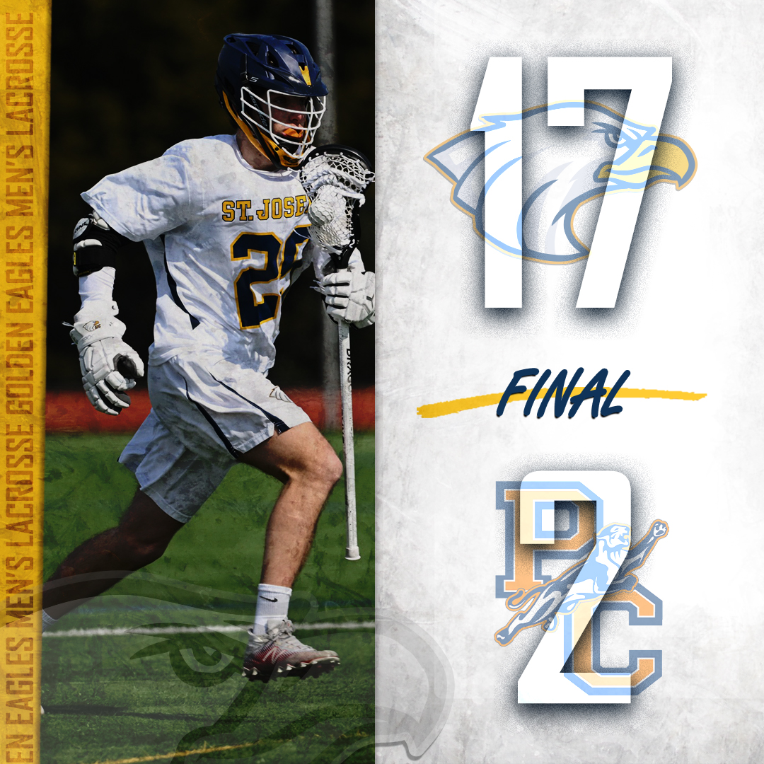 SJLIAthletics's tweet photo. #SJCLI men's lax cruises past Purchase on Wednesday: https://t.co/ZADd0MpLRd #flywithus #GoldenEra #d3lax #SkylineMLAX https://t.co/VRggnMdhjr