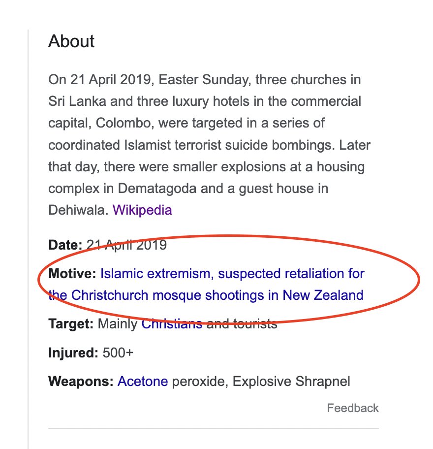 the_dempaa's tweet photo. 2019-04-21
3 years ago today, Sri Lankan government came into power brutally murdering 260+ innocent souls.
Btw, the motive should change to "Murderous Rajapaksas and their blood thirst for power"
#EasterAttack2019 #lka #GoHomeGota2022 #GoHomeRajapaksas #MurderousRajapaksas https://t.co/Ii192XTXio