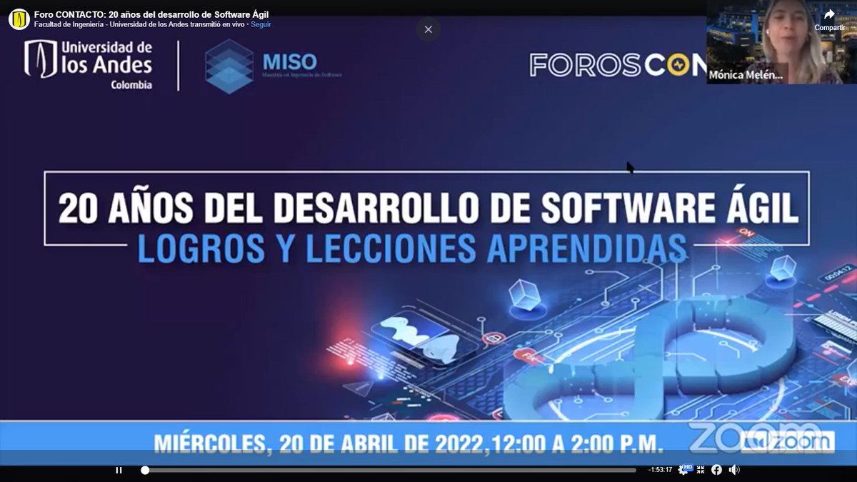 jorge_abad's tweet photo. #LesComparto Mi participación en el "Foro CONTACTO: 20 años del desarrollo de Software Ágil - Universidad de los Andes - Colombia" @Uniandes @inguniandes  

https://t.co/ojKQt63xIN

 #Agile #Agil #Scrum https://t.co/AfNAm4a1mZ