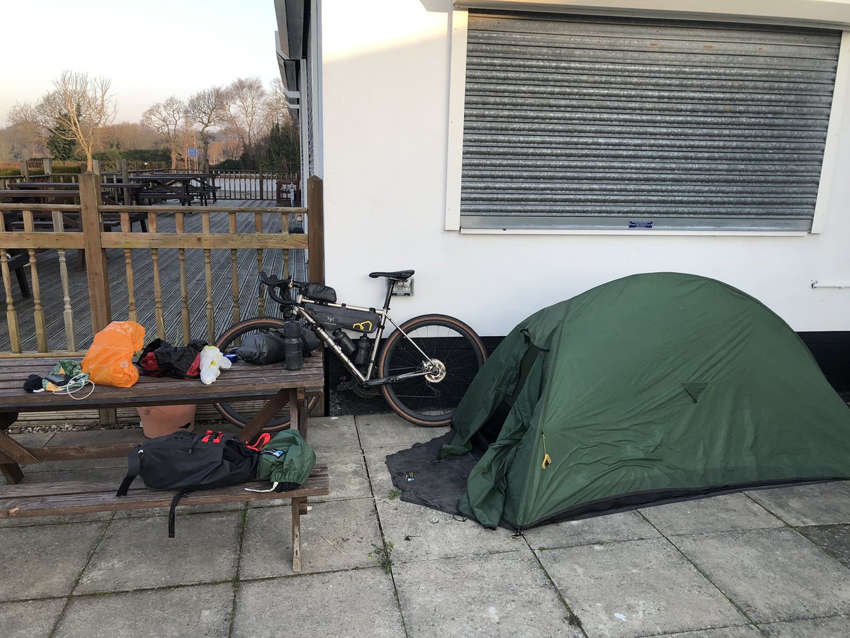 ImranCyclone's tweet photo. Delving into the world of bikepacking! Starting with a 2 day tester covering 225 miles over Lancashire, Merseyside and Yorkshire. I’m ecstatic I can carry all I need in a lighter and faster set up whilst going over varied terrain surfaces. This seems to be the way forward! https://t.co/wKE8QCXbCe