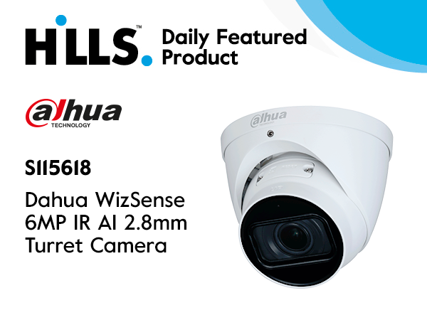 Dahua's WizSense 6MP IR AI 2.8 Turret camera offers Advanced Deep Learning Algorithms.
Perimeter protection.
Smart motion detection.
Better image effect in low light conditions to recognise people &amp; vehicles. 
hills.com.au/p/video_system…

#dahua #videosystems #cctv #youcanrelyonhills