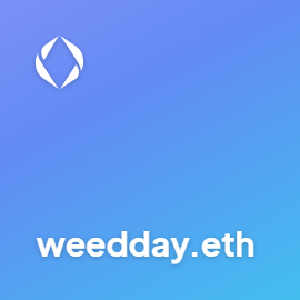iNFTruly's tweet photo. @eminentdomainz On this 20th day of the 4th month (4.20) aka #Weed Day, I scooped up WeedDay.eth 🌿 https://t.co/tLVHOvkF87