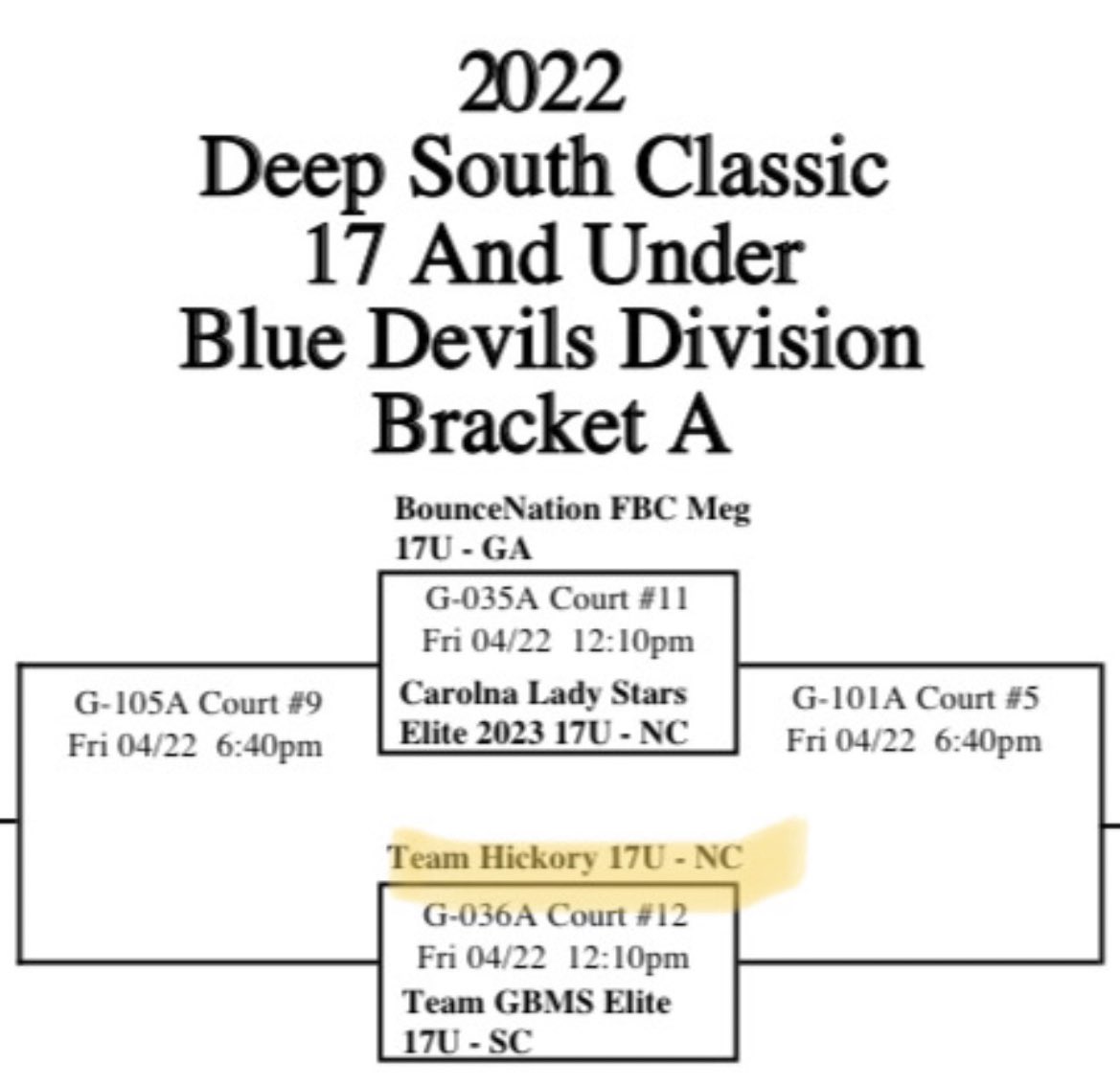 SydneyHayes2023's tweet photo. 🚨🚨 schedule for team hickory 17u on friday!!! 🚨🚨 very excited!! https://t.co/29TfVrGjFQ
