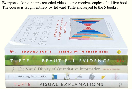 presentationzen's tweet photo. I highly recommend this online course by Edward Tufte. Good discount for educators as well. A good refresher even if you have seen Tufte before live. Online course well worth it.
https://t.co/2U6t3IV09W https://t.co/FIDtflolmy