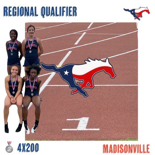 Congratulations to Bre’Anda Moffett/Chantell Davis/Kayla Dickey/Lindsie Smith for placing 2nd in the Girls 4x200. <a href="/chantellmd04/">Chantell Davis ♡</a> @tarsha_06 <a href="/MCISDAthletics/">Madisonville Tx Athletics</a> <a href="/MadisonvilleMet/">Madisonville Meteor</a> <a href="/CoachBradTaylor/">Brad Taylor</a>