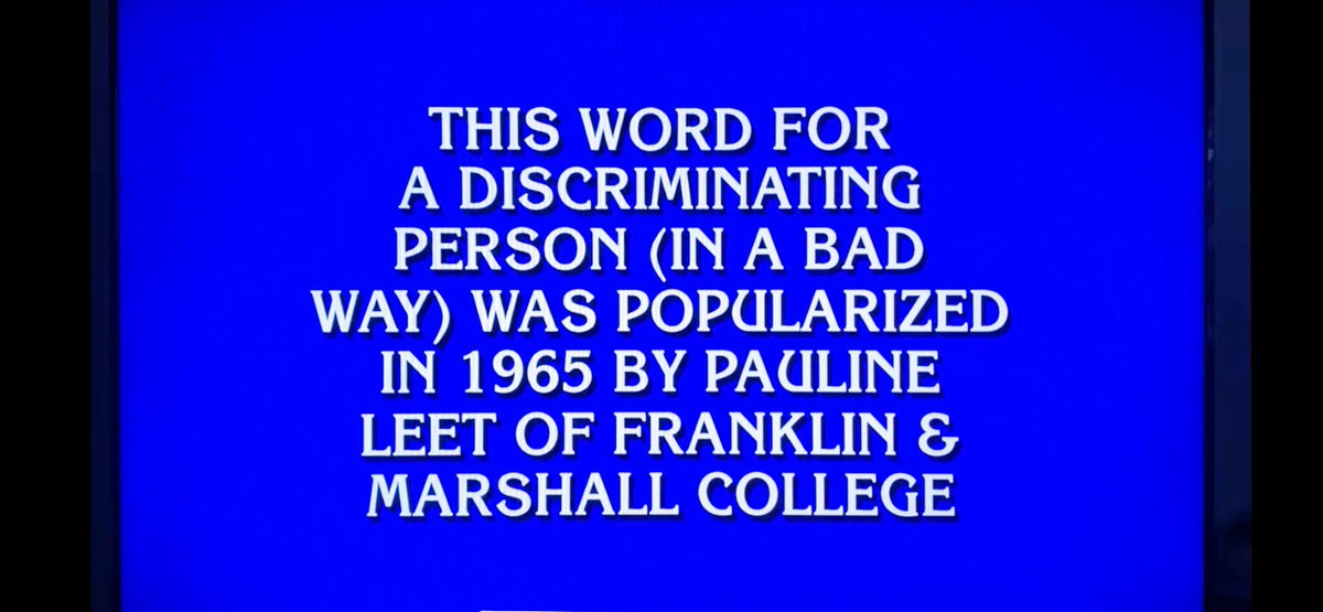 FandMCollege's tweet photo. Did you catch this F&amp;M-related clue from yesterday's episode of @Jeopardy?

A 🧵to take you behind the answer...er, question...so, naturally: SPOILER ALERT!

(And let's tag @KenJennings, because no one loves trivia more than that guy!) https://t.co/OfmLoaa8lC