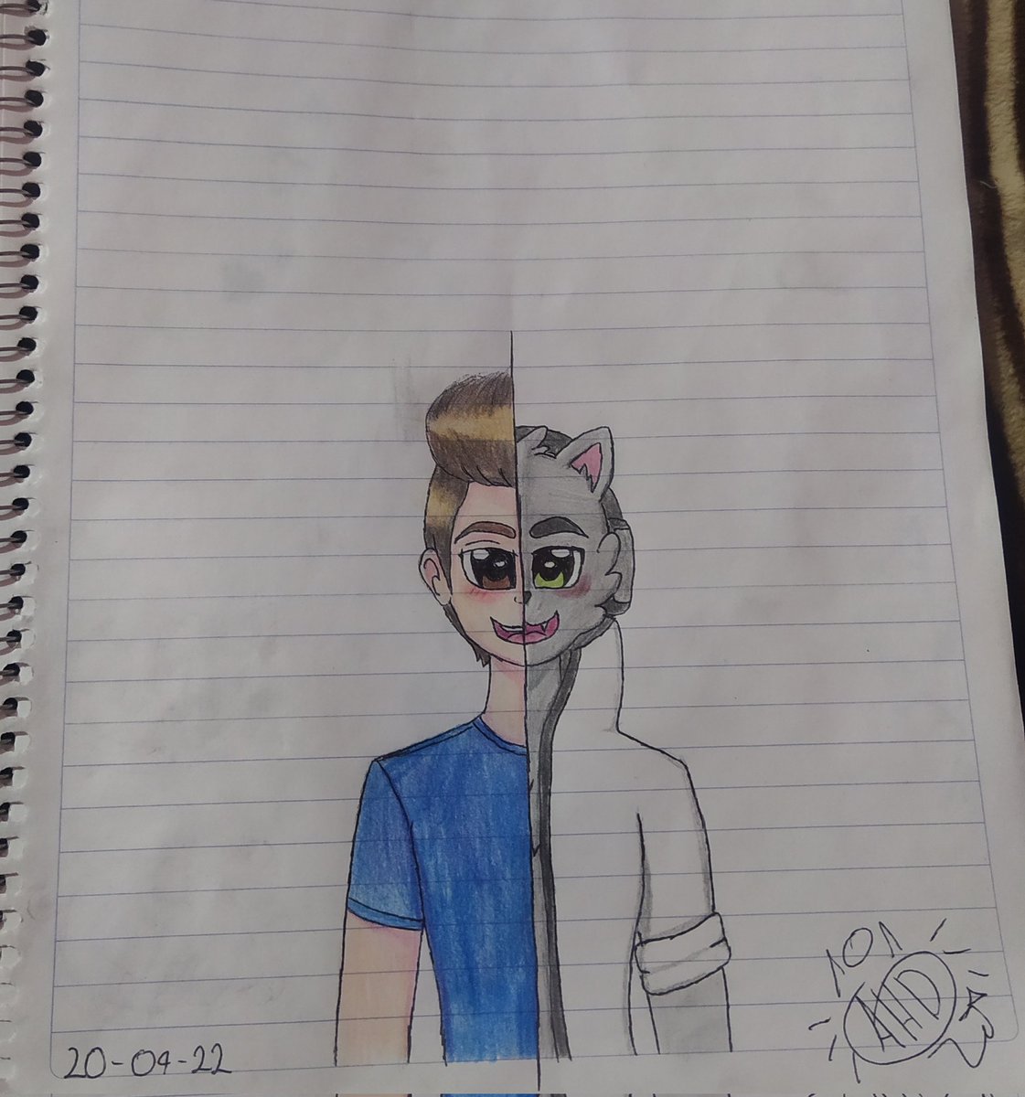 ClaudiaAnette's tweet photo. @BobicraftMC 
Primero q nada hola XD,está es mi primera vez haciendo un fanart de bobi, espero q te guste, tal vez más adelante haga más fanarts 🥺❤️ https://t.co/ziMOmqrwIx