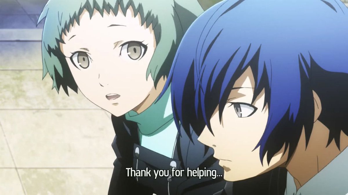 fuukacontent's tweet photo. #P3movie - Fuuka and Minato https://t.co/78kC5DejH7