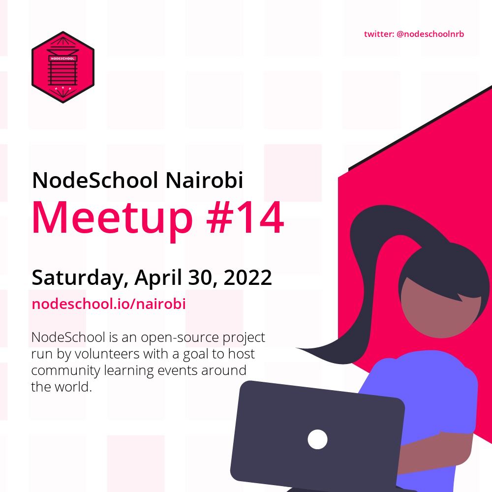 Our next event is live!! Head on over to eventbrite.com/e/nodeschool-n… and grab yourself a ticket. We'll be taking a look at JavaScript prototypes. What they are and how to use them in your applications. 
#NodeJS  #coding #programming